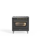 Siena 90 cm Single Oven Gas Cooker – Matt Graphite