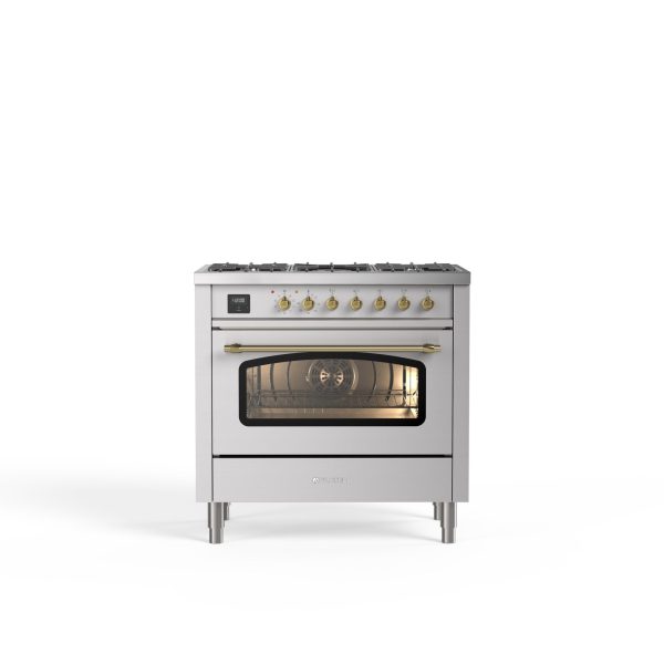 Siena 90 cm Single Oven Induction Cooker – Matt Graphite