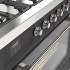 Genova 90 cm Single Oven Gas Cooker – Matt Graphite
