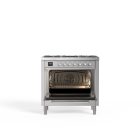 Genova 90 cm Single Oven Gas Cooker – Stainless Steel