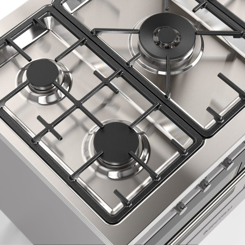 Genova 90 cm Single Oven Gas Cooker – Matt Graphite
