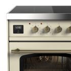 Siena 90 cm Single Oven Induction Cooker – Ivory White