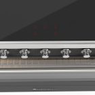Genova 90 cm Four simple Induction Cuisinière – Graphite mat