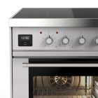 Genova 90 cm Four simple Induction Cuisinière – Inox