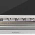 Genova 90 cm Four simple Induction Cuisinière – Inox