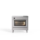 Genova 90 cm Four simple Induction Cuisinière – Inox