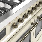 Siena 90 cm Double Oven Gas Cooker – Ivory White