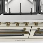 Siena 90 cm Double Oven Gas Cooker – Ivory White