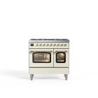 Siena 90 cm Double Oven Gas Cooker – Ivory White