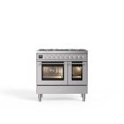 Genova 90 cm Double Oven Gas Cooker – Stainless Steel