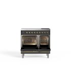 Siena 90 cm Four double Induction Cuisinière – Graphite mat