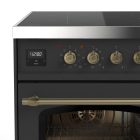 Siena 90 cm Four double Induction Cuisinière – Graphite mat