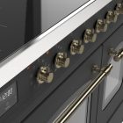 Siena 90 cm Four double Induction Cuisinière – Graphite mat