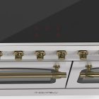 Siena 90 cm Four double Induction Cuisinière – Inox