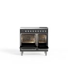 Genova 90 cm Double Oven Induction Cooker – Matt Graphite