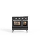 Genova 90 cm Double Oven Induction Cooker – Matt Graphite