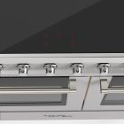 Genova 90 cm Four double Induction Cuisinière – Inox