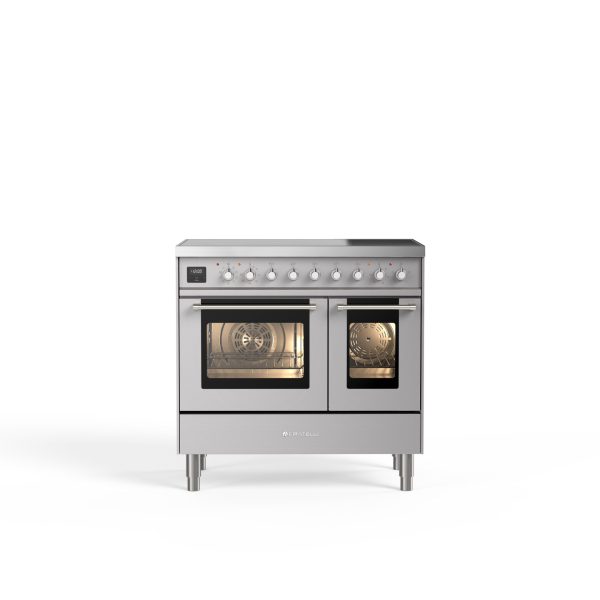Genova 90 cm Double Oven Induction Cooker – Matt Graphite