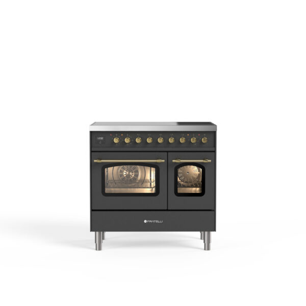 Siena 90 cm Double Oven Induction Cooker – Ivory White